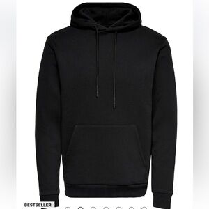 ONLY & SONS Black Hoodie Sweatshirt